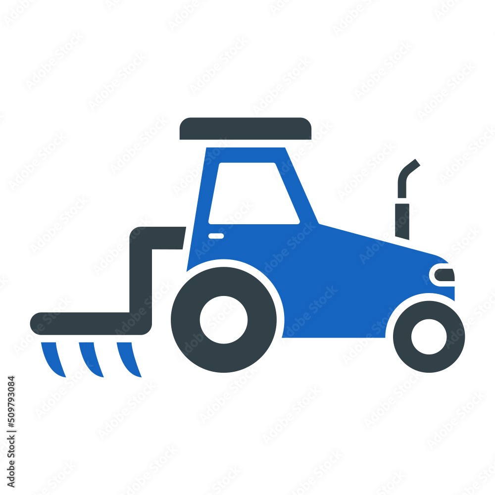 Plow Icon Design