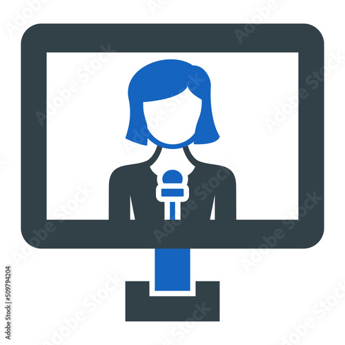 News Anchor Icon