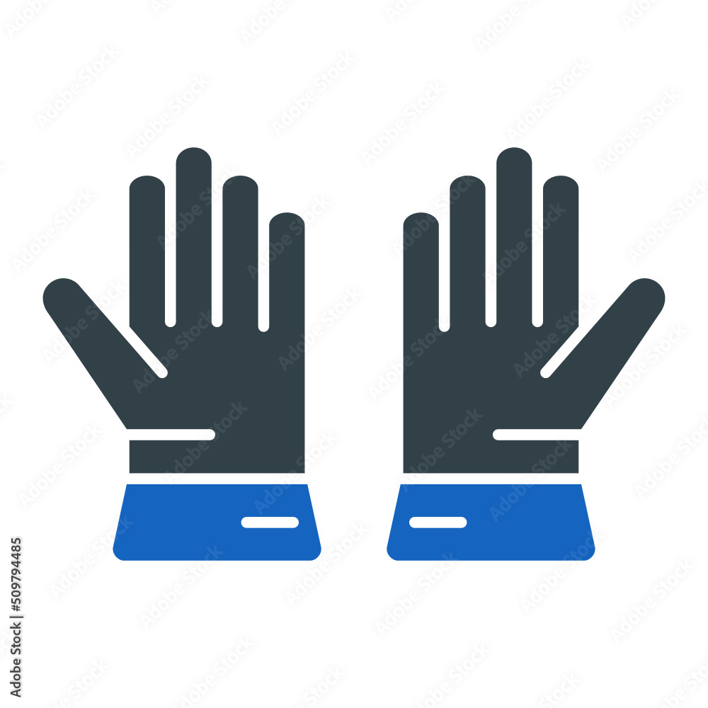 Fototapeta premium Gloves Icon