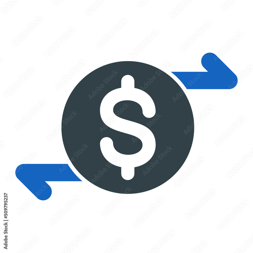 Money Flow Icon Design Money Flow Icon Design