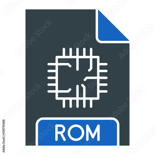 ROM File Format Icon Design
