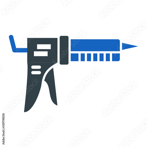 Caulk Gun Icon Design