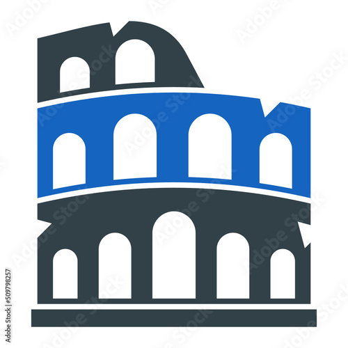Colosseum Icon Design