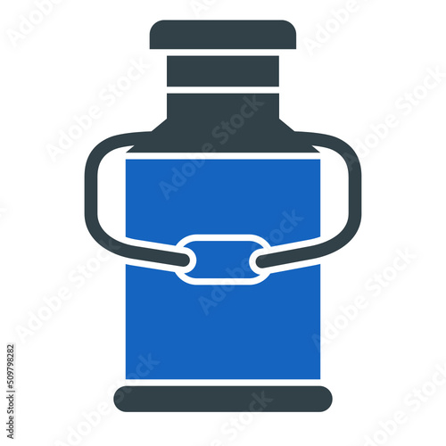 Milk can Icon Design