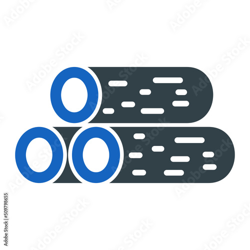 Wood Log Icon Design