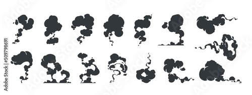 Fotografie, Obraz Cartoon smoke effect