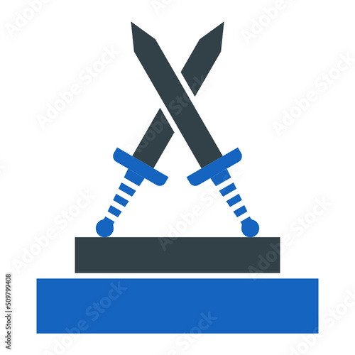Museum Sword Icon Design