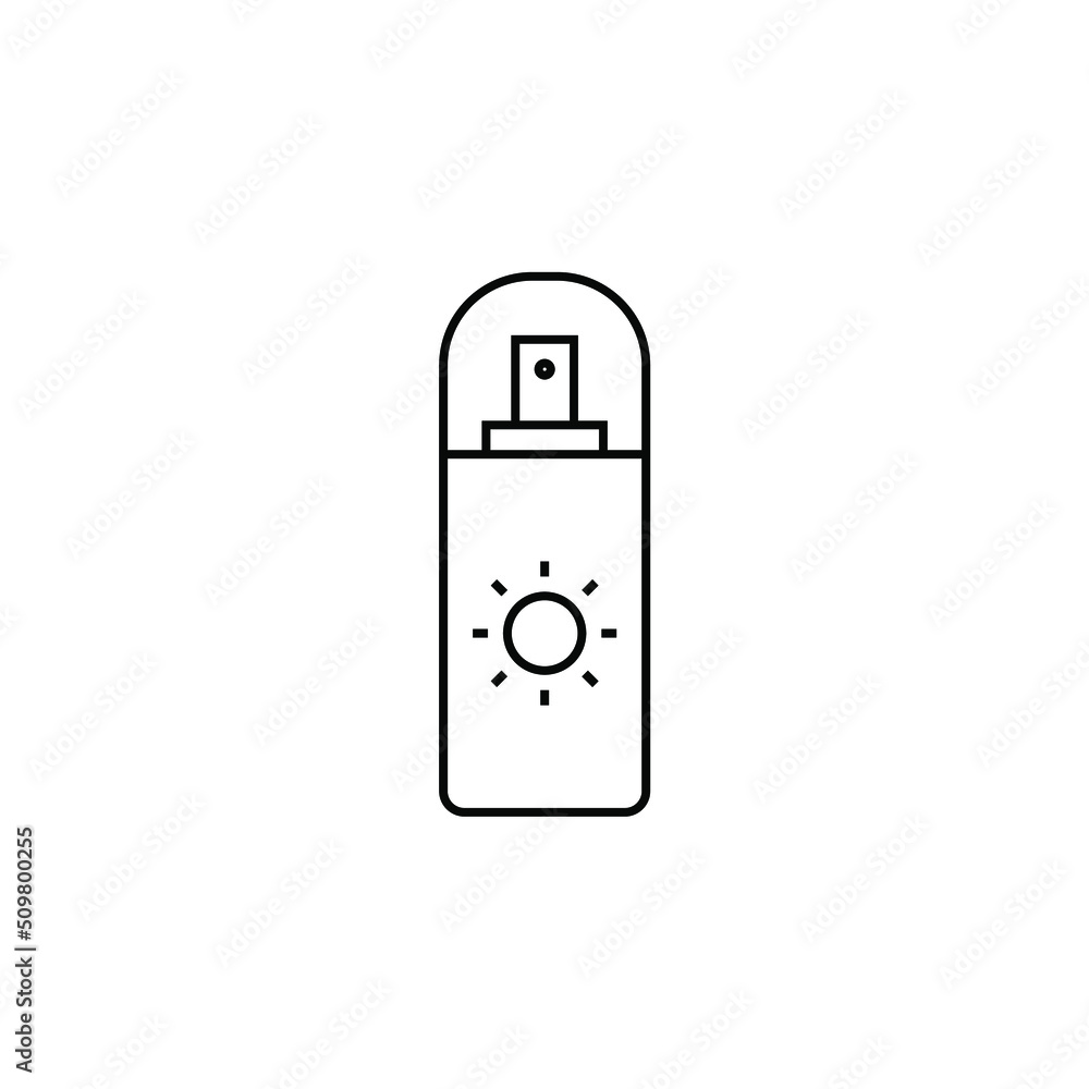 Sunblock, Sunscreen, Lotion, Summer Thin Line Icon Vector Illustration Logo Template. Suitable For Many Purposes. Sunblock, Sunscreen, Lotion, Summer Thin Line Icon Vector Illustration Logo Template. Suitable For Many Purposes.