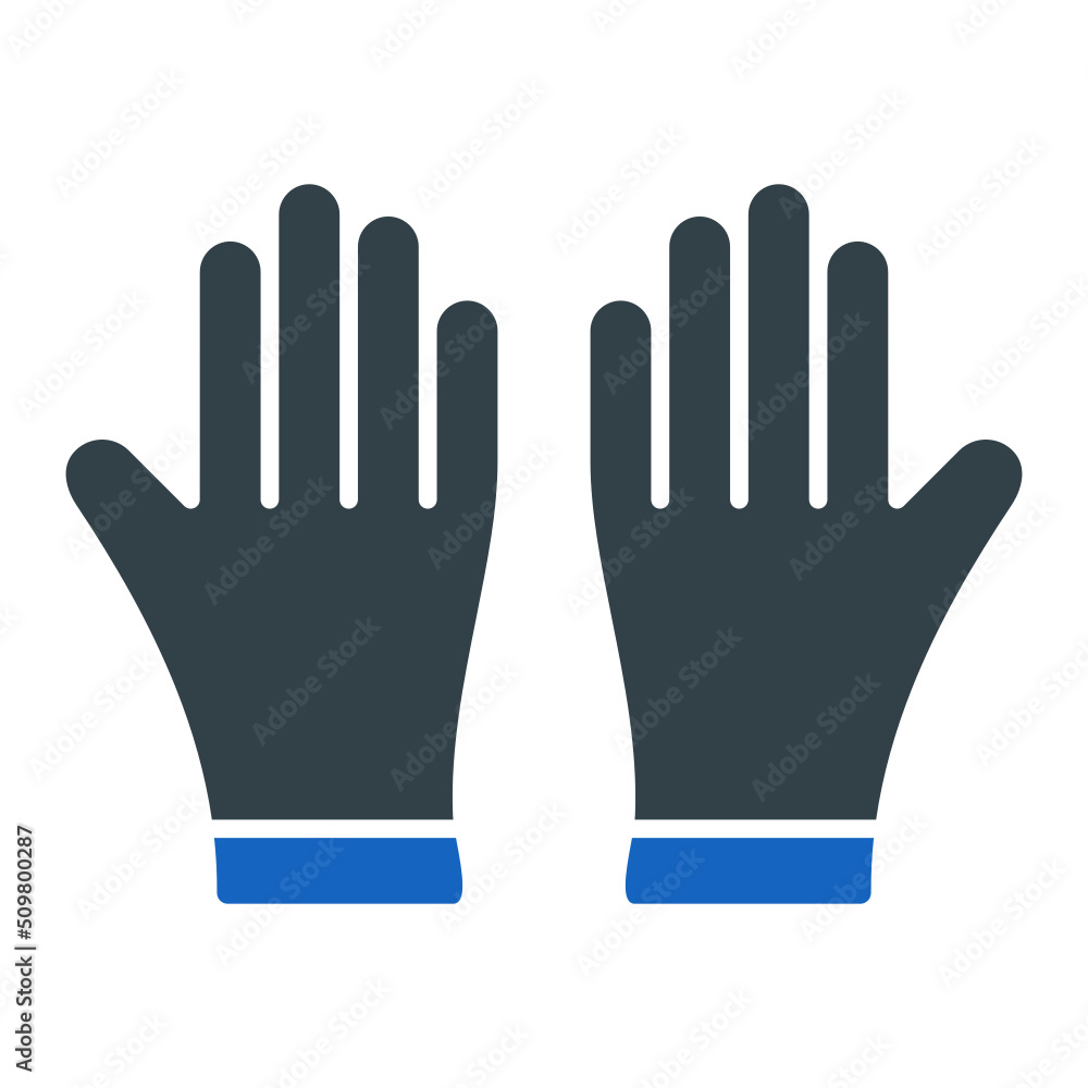 Obraz premium Gloves Icon Design