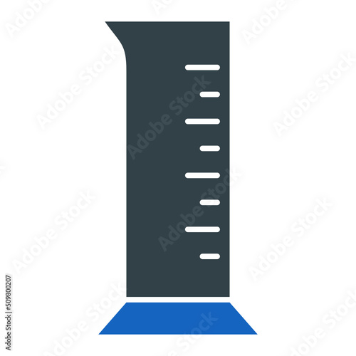 Graduated Cylinder Icon Design