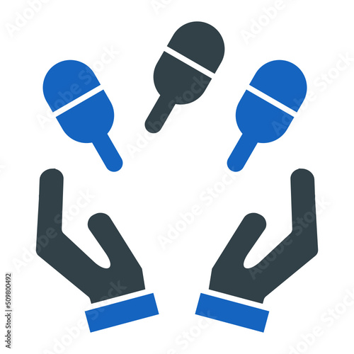 Juggling Icon Design