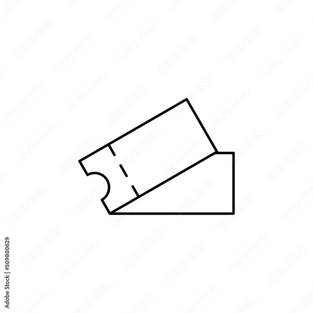 Ticket, Pass, Event, Voucher Thin Line Icon Vector Illustration Logo Template. Suitable For Many Purposes. Ticket, Pass, Event, Voucher Thin Line Icon Vector Illustration Logo Template. Suitable For Many Purposes.