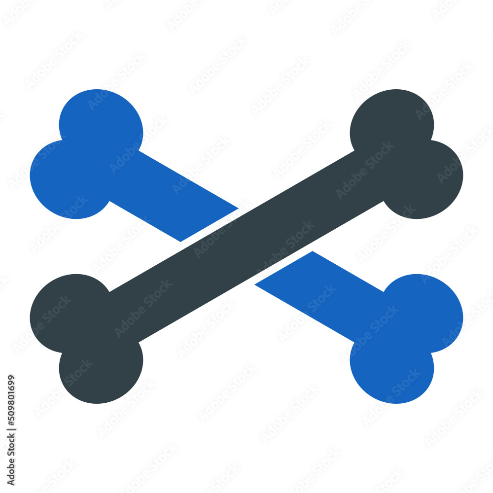 Cross Bone Icon Design Cross Bone Icon Design
