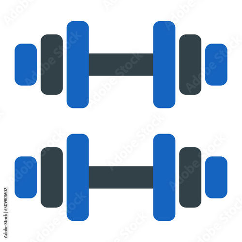 Dumb Bell Icon Design