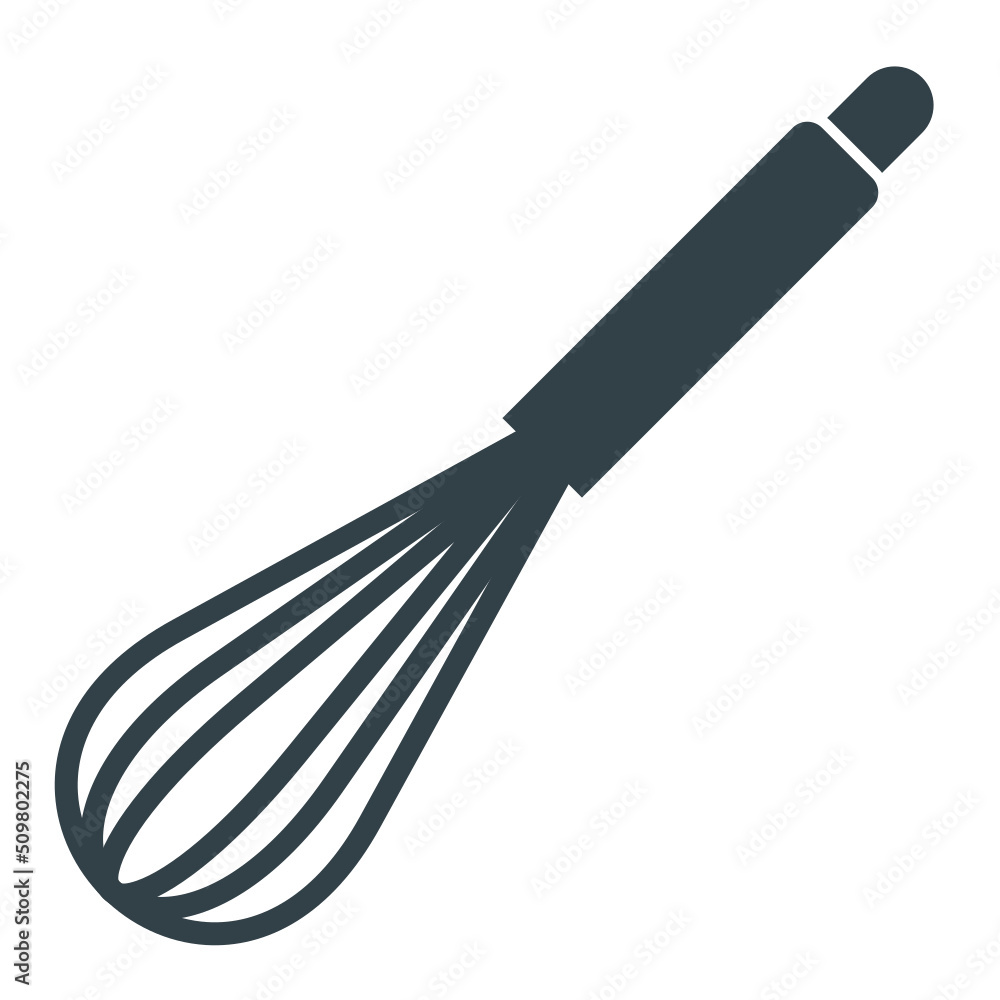 Fototapeta premium Whisk Icon Design