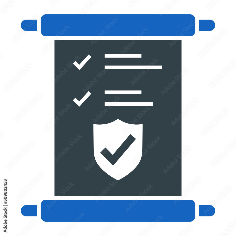 Fototapeta premium Policy Icon Design