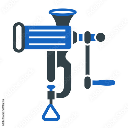 Meat Grinder Icon Design