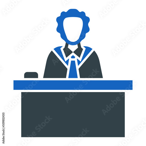 Court Room Icon Design