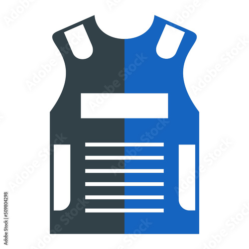 Bulletproof Vest Icon Design