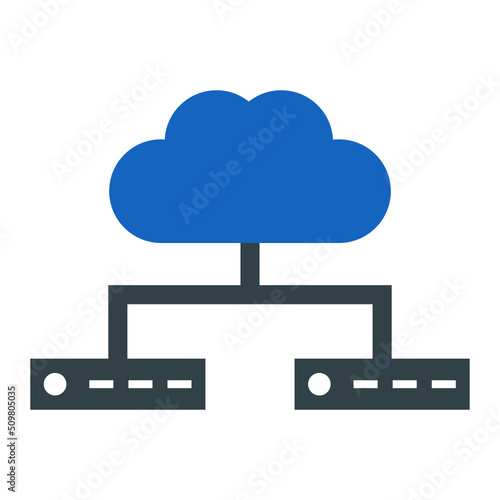 Cloud Data Icon Design