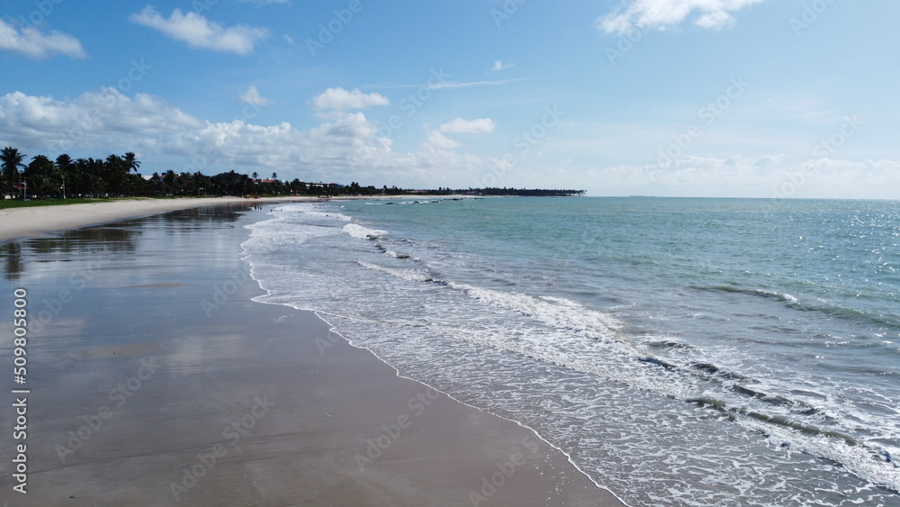 Praia de Tamandaré Mar Pernambuco Brasil