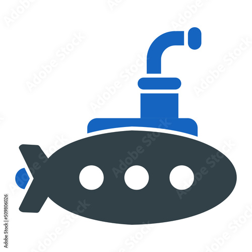 Submarine Icon Design