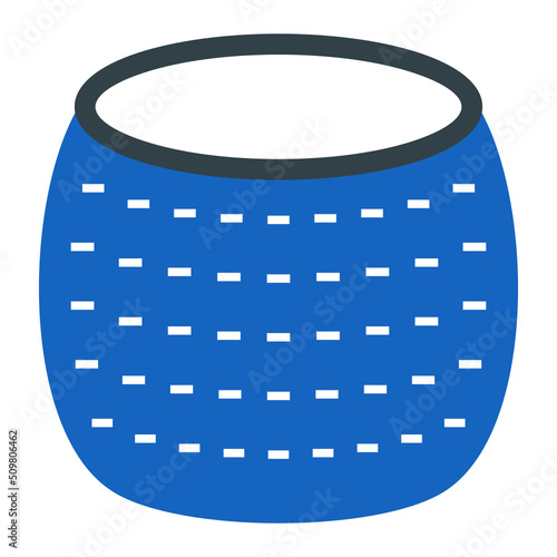 Pouf Icon Design