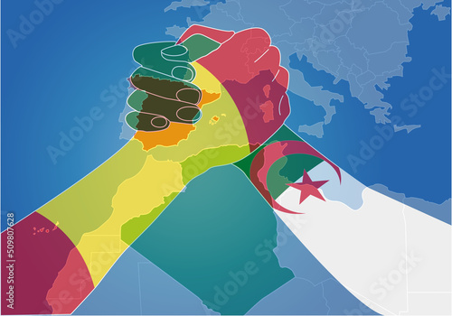 Pulso entre España y Argelia. Desacuerdo y disputa entre España y Argelia. Relaciones internacionales conflictivas