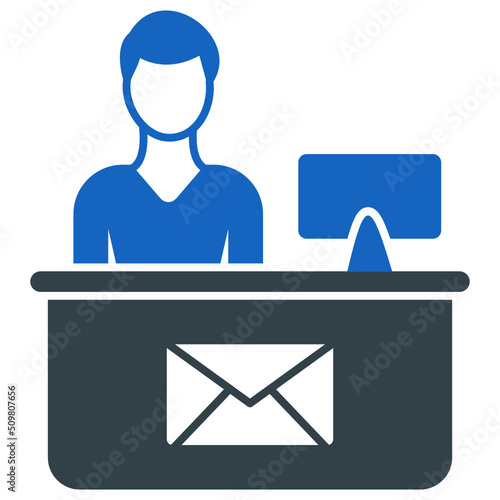 Office Worker Icon Design