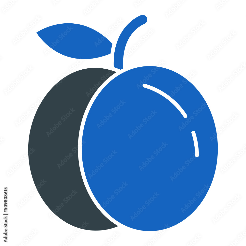 Peach Icon Design Peach Icon Design