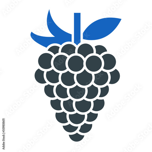 Grapes Icon Design