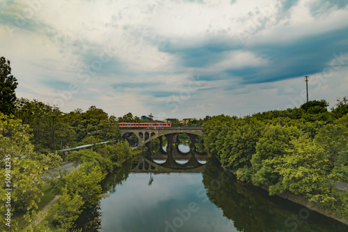 crossing the river, Bydgoszcz, Brda
