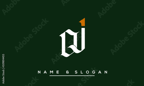 JO,  OJ,  J,  O   Abstract  Letters  Logo  Monogram