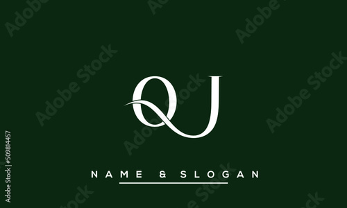 JO,  OJ,  J,  O   Abstract  Letters  Logo  Monogram
