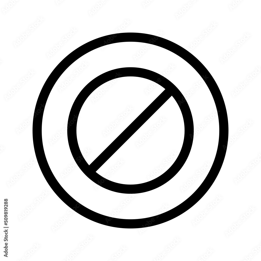 Block Icon Vector Symbol Design Illustration Block Icon Vector Symbol Design Illustration