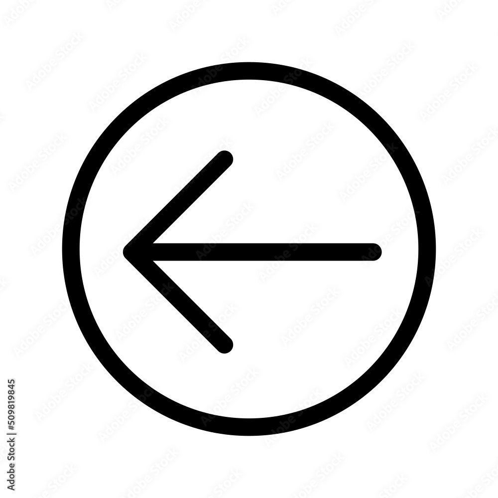 Left Icon Vector Symbol Design Illustration Left Icon Vector Symbol Design Illustration