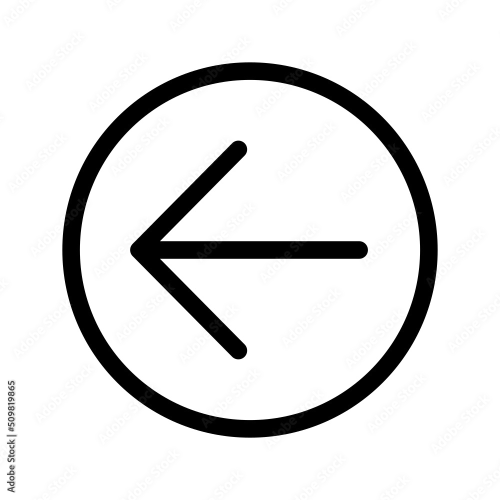 Left Icon Vector Symbol Design Illustration Left Icon Vector Symbol Design Illustration