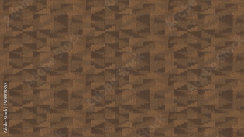 Brown Hotel Carpet Texture. Towel pattern. 3d rendering.