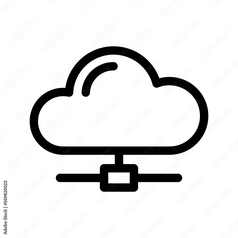 Cloud Network Icon Vector Symbol Design Illustration Cloud Network Icon Vector Symbol Design Illustration