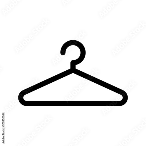 Clothes Hanger Icon Vector Symbol Design Illustration