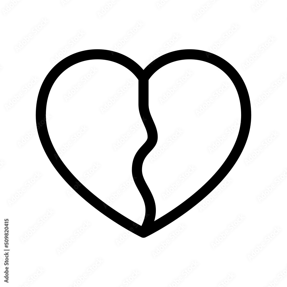 Broken Icon Vector Symbol Design Illustration Broken Icon Vector Symbol Design Illustration