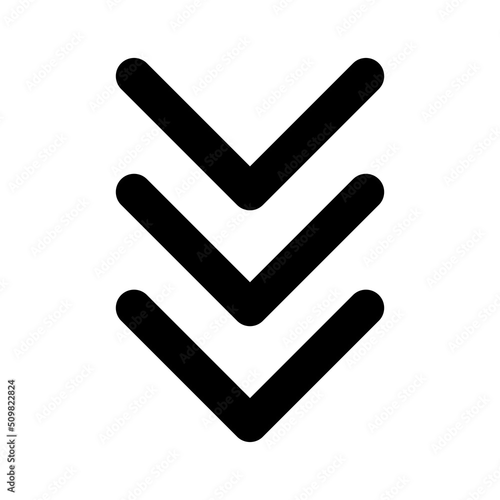 Arrow chevron symbol. Black arrows symbols set. Blend effect. Vector isolated on white. Arrow chevron symbol. Black arrows symbols set. Blend effect. Vector isolated on white.