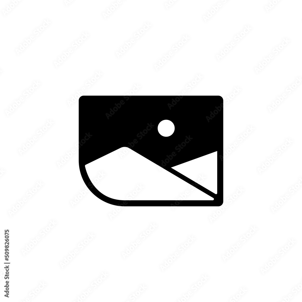 Gallery Icon Sign Vector Isolated on White Artboard Gallery Icon Sign Vector Isolated on White Artboard