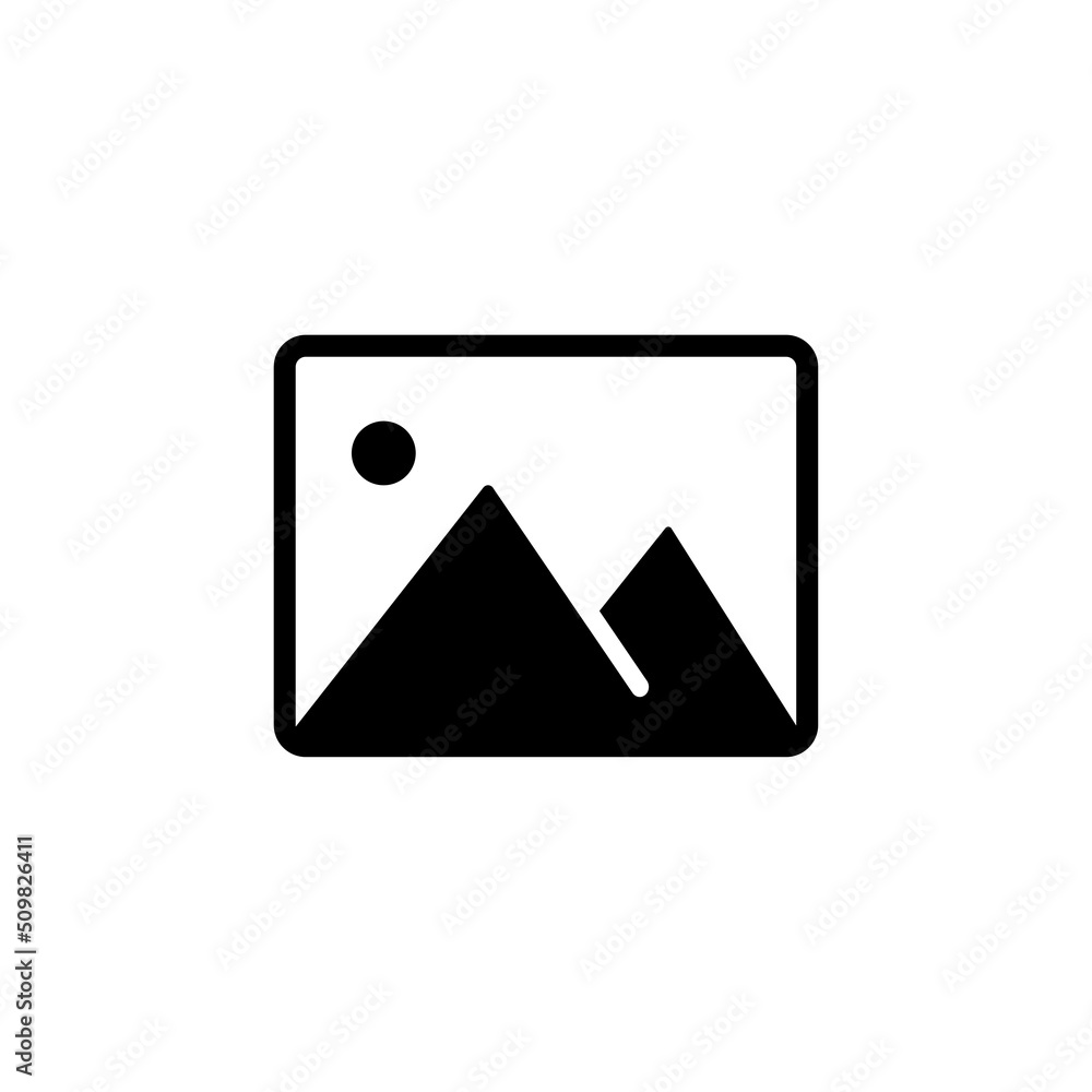 Gallery Icon Sign Vector Isolated on White Artboard Gallery Icon Sign Vector Isolated on White Artboard
