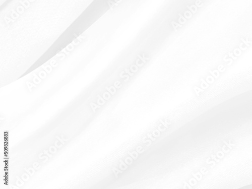 Fototapeta Naklejka Na Ścianę i Meble -  Abstract white fabric texture background.White cloth background abstract with soft waves.
