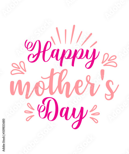 Mother's day t shirt, mug design