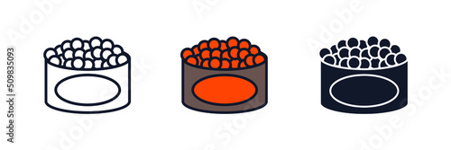 caviar icon symbol template for graphic and web design collection logo vector illustration