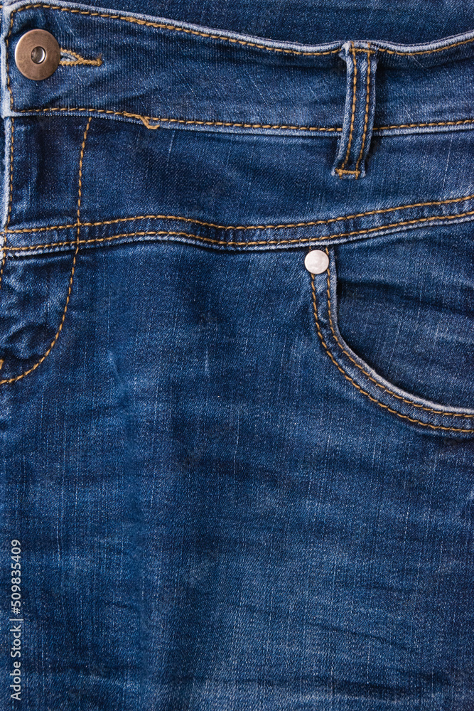Stylish blue denim background with copy space Stylish blue denim background with copy space