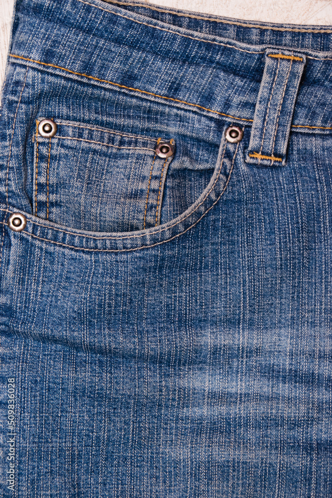 Stylish blue denim background with copy space Stylish blue denim background with copy space