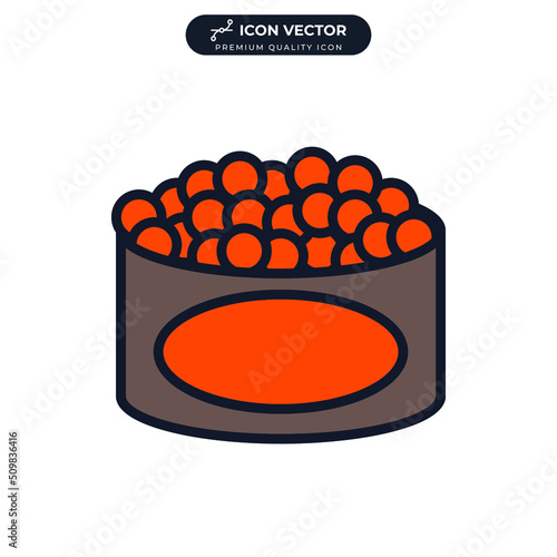 caviar icon symbol template for graphic and web design collection logo vector illustration
